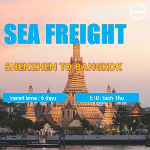 China Shenzhen China To Bangkok Thailand Global International Logistics Sea Shipping WIFFA for sale