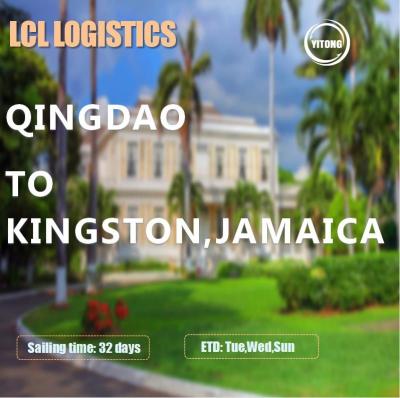 Chine Qingdao à l'expédition internationale et à la logistique de Kingston Jamaica LCL 32 jours à vendre