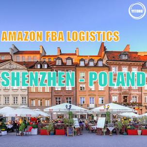 Chine Shenzhen à la logistique de FBA de la Pologne Amazone transportent un arrêtent le cheminement de temps réel de solution à vendre