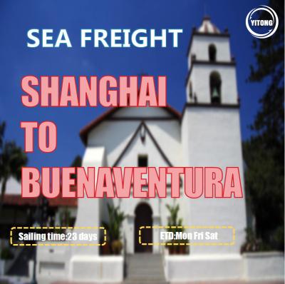 China Shanghai To Buenaventura Colombia International Sea Freight Services 23 Days for sale