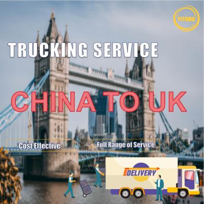 Chine Services de camionnage de cargaison internationale de NVOCC de Chine vers l'Europe BRITANNIQUE à vendre