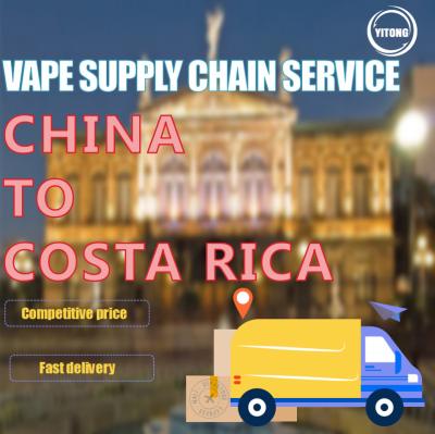 Cina Logistica sicura della catena di fornitura di Vape dalla Cina a Costa Rica End To End Service in vendita