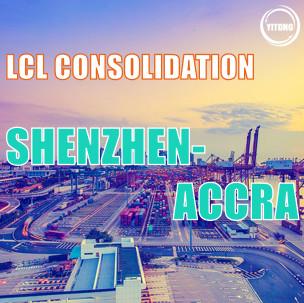 Cina Shenzhen To Accra Ghana LCL International Shipping  Cargo Services Each Mon in vendita