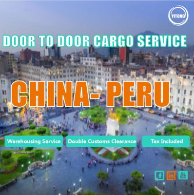 중국 China To Peru South America  International Door To Door Freight Service 35 Days 판매용