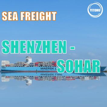 중국 Shenzhen to Sohar Oman global sea freight forwarding services	Each Wed 판매용