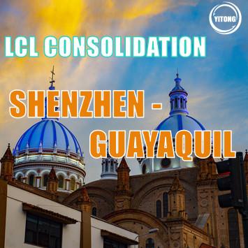 Cina Shenzhen To Guayquil LCL International Shipping Sea Freight Service  30 days in vendita