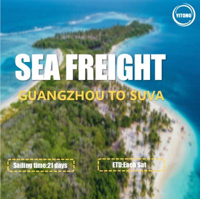 China Each Sat International Sea Freight Forwarder Guangzhou To Suva Fiji Te koop