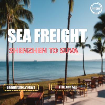 China NVOCC International Sea Freight forwarding services From Shenzhen to Suva Te koop