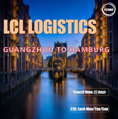 Cina Guangzhou To Hamburg LCL freight forwarder CIF DDU Trade Term in vendita