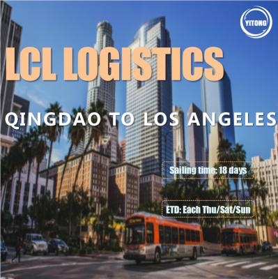 Cina NVOCC Global LCL International Shipping Service From Qingdao to Los Angeles in vendita