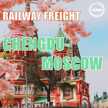 China 2 Weeks International Rail Freight Transport From Chengdu To Moscow for sale