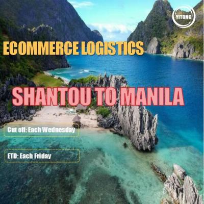 中国 FOB Trade Term  International Sea Freight Service From Shantou To Manila 4 Days 販売のため