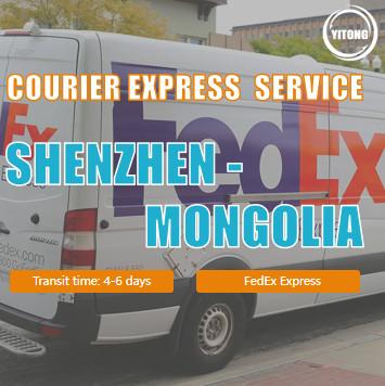 China 4-6 dagen Internationale Koerier Express Service van Shenzhen aan Mongolië Fedex Te koop