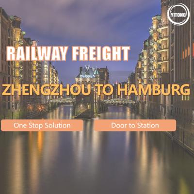 China Eisenbahnfracht Spediteur Transport DDP Zugversand Agent Eisenbahnfracht nach Hamburg zu verkaufen