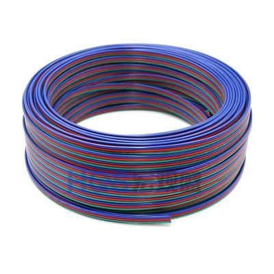 中国 Wholesale Factory 4p RGB Cable 22awg 20awg 18awg 16awg Rainbow Wire Heating Extension Line Tinned Copper 販売のため