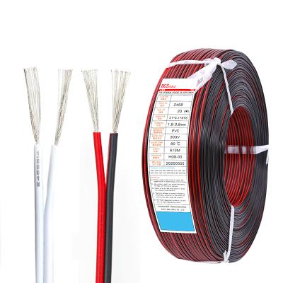 Chine Wholesale 20/22/24/26 /28awg 2468 Red Black Tinned Copper Heater Wires /28awg Flat Cable à vendre