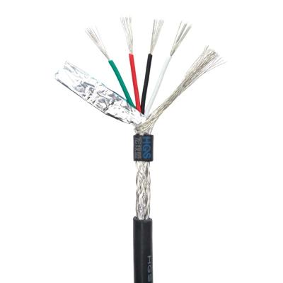 Κίνα Video Material 4core 26awg UL2464 Double Shield Wire PVC Electrical Signal Wire προς πώληση