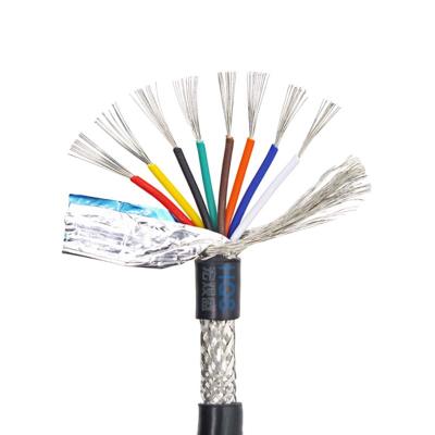 China 24Awg 8Core Low Voltage Heating Double Shielded Signal Wire Tinned Copper UL2464 à venda