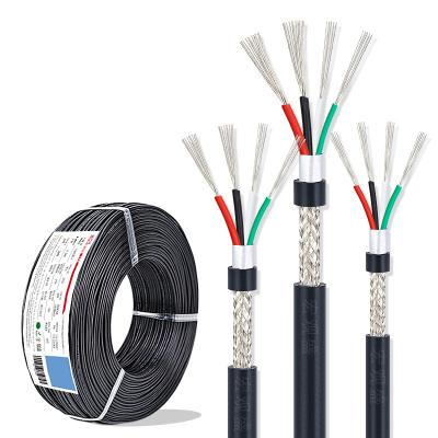 China Heating Wholesale 2725 Wires Braid Shielded Cables 24awg 2core 28awg 2core OD4.0mm USB Data Wires à venda