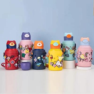 China Hot Selling Plastic / PVC Thermos Decoration Charms Luxury Shoe Charms Kids Shoe Charms for sale