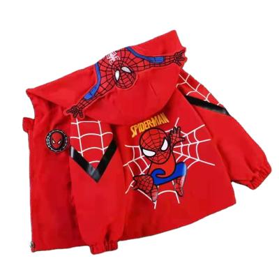 China Custom Fashion Casual Other Boys Coat With LED Flashing Light Cartoon Soft Plastic Badge for sale