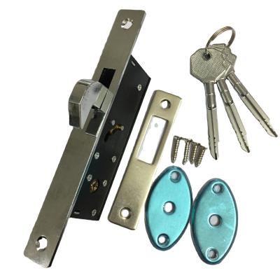 China Modern Hot Selling Door Lock Furniture Fittings Wardrobe Door Sliding Lock for sale