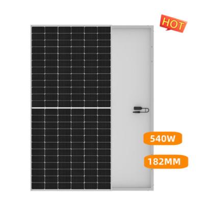 China solar panels certificate single 550 watt mono solar panel 540W 545W 555W PERC BIPV solar panel 182mmx182mm for sale