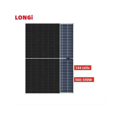 China Longi Solar Explorer Hi-Mo 7 560W 565W 570W 575W 580W590W PV Solar Modules New To Worldwide 182mmx182mm for sale