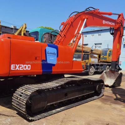 China Used Construction Equipment 20Tons Hitachii EX200-3 Crawler Excavator For Sale In Running 0.8m; ³ for sale