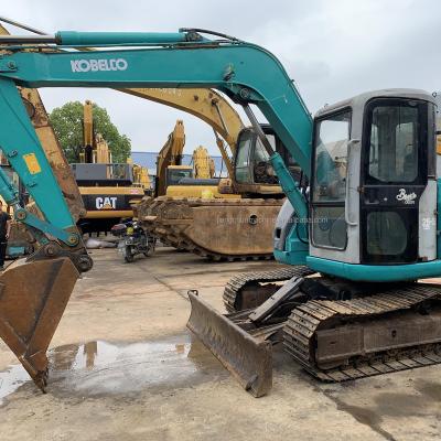 China japan kobellco-mini small excavator kobellco75 used 7 tons ready to work SK75 SK75SR-2 SK75-8 0.28MÂ ³ for sale