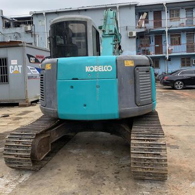 China japan kobellco-mini small excavator kobellco75 used 7 8 tons ready to work SK75 SK75SR-2 SK75-8 for sale with blade basket 0.28MÂ ³ for sale