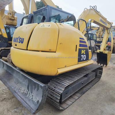 China Used mini equipments with running condition for sale small hydraulic used excavator komasu pc70-8 0.36MÂ 7ton; ³ for sale