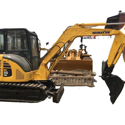 China japanese used excavator for sale small hydraulic used excavator komasu pc55 pc55mr pc55mr-2 0.07MÂ 6ton; ³ for sale