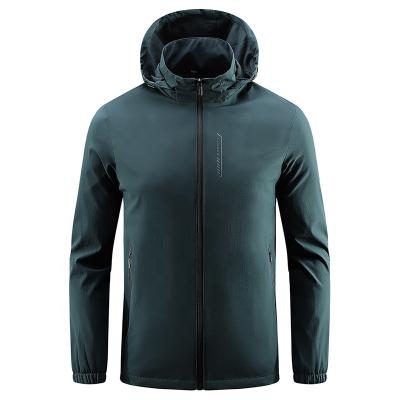 China Spring and Autumn Outdoor Elastic Thin QUICK DRY Wholesale Casual& Jacket Sports Men's Anorak for sale