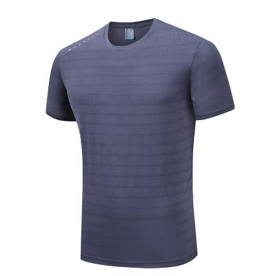 China Wholesale Hot Selling Soft Touch Gym T-shirt Gym T-shirt Sports Breathable T-shirt Nylon Spandex Quick Dry Skin Care Men's T-shirt for sale