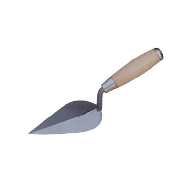 China Super Durable And Cost Effective Cornered Clay Knife Forged Type Masonry Trowel With Wood Handle, Size: 6