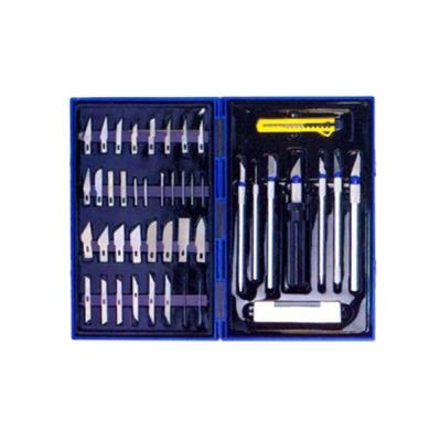 China Easy Carry High Quality 44pcs Carving Knife Set With CE Certificate for sale