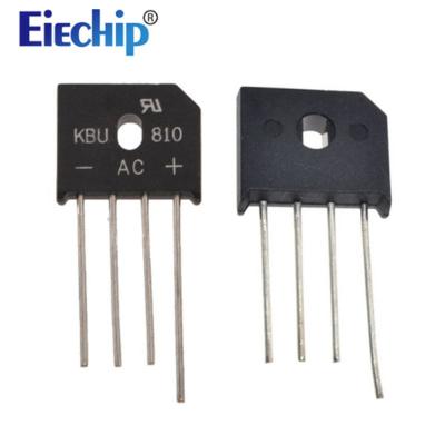 China 10PCS/lot diode bridge rectifier KBU810 8A 1000V electronica componentes voltage rectifier Kbu810 for sale