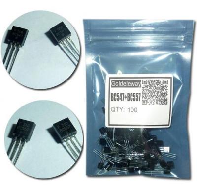 China Computer BC547B BC557B NPN PNP Transistor TO-92 Power Triode Transistor for sale