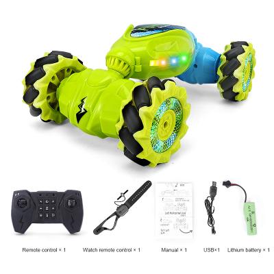 China 2022 New Arrival Remote Control Programming Twist Rc Vehicle Hand Gesture Twisting Stunt Car For Kids for sale