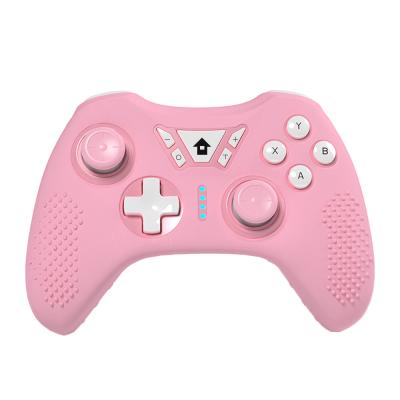 China Motion Sensing Joystick Gamepad Game Controller Pink Wireless Pro Controller For Nintendo Switch for sale