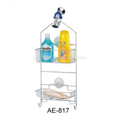 China Modern American Style Chrome Wire Shower Caddy For Bathroom for sale