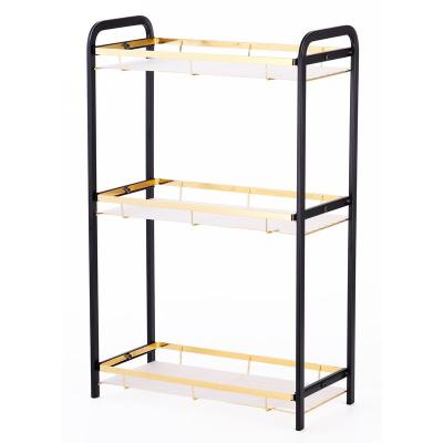 China Viable Hot Seller Multifunctional Kitchen Storage Rack 3 Tier Bathroom Organizer Rack for sale