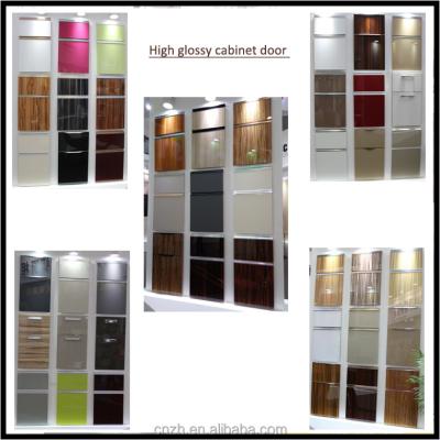 China MDF High Gloss Acrylic Plywood Swing Door Guangzhou Factory Laminate Sideboard Sideboard Door for sale