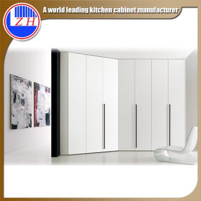 China Wardrobe l shape simple wardrobe laminate designs for bedroom for sale