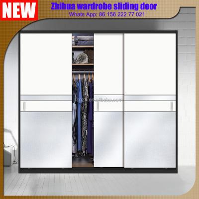 China Factory Direct High Glossy MDF Clothes Wardrobe 4 Door Sliding Wardrobe Models And Prices for sale