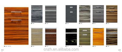 China Modern High Glossy Used Vinyl Wrap PVC Sideboard Doors (Factory Price Directly) for sale