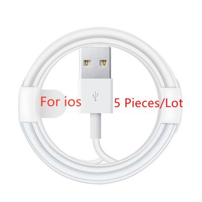 China Fast charging ship 2020 hot selling mobile phone accessories for iphone Usb cable 7/8/X 11 quality usb cable charger 12 pro cable 3ft 1M 2M usb data for sale