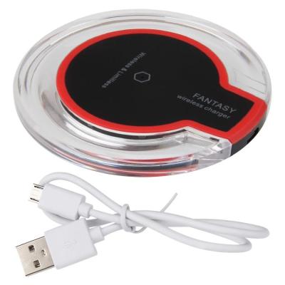 China Mobile Power Mini Ultra-Thin Fast Charging K9 10W Mobile Phone Universal Wireless Charger Product Adapter Qi Charger for iPhone12 apple13 Samsung for sale