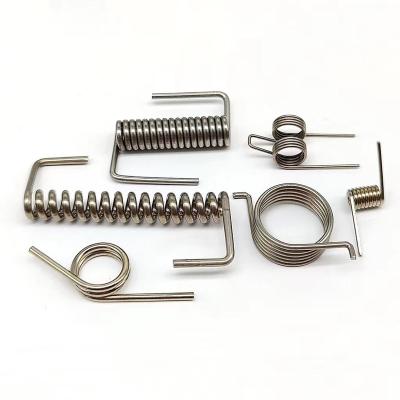 China Coil Customized Small Stainless Steel Torsion Spring Spiral Compression Special Shaped Torsion Spring for sale